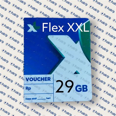 Jual VOUCHER XL COMBO FLEX XXL 29GB Shopee Indonesia