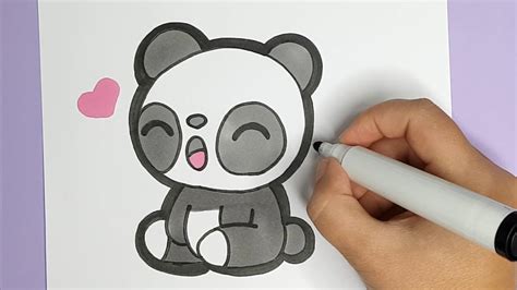 Natürlich weiß man, wenn man die art malen nach zahlen bilder kauft, dass sie gefaltet ankommen. Kawaii Baby Panda Malen - Kawaii Bilder - YouTube