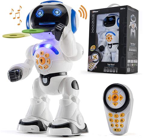 Top Race Remote Control Robot Toy Walking Talking Dancing Toy Robots