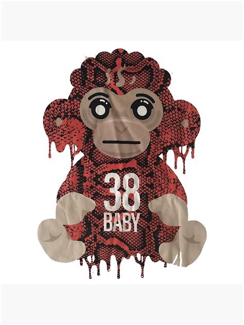 Youngboy Never Broke Again Colorful Monkey Gear 38 Baby Merch Nba