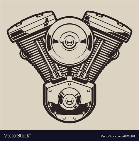 A Engine Royalty Free Vector Image Vectorstock