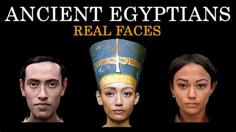 Ancient Egyptians Pharaohs Real Faces Otosection