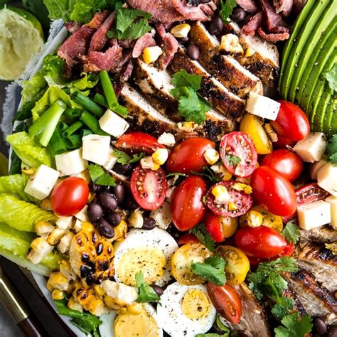 Southwest Style Cobb Salad With Smoky Chipotle The Modern Proper