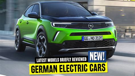 10 New Electric Cars Showing Off The Latest German Ev Innovations Of