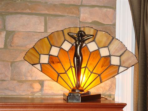 Stained Glass Fan Lamp Patterns Arte En Vidrio Vitrales Frascos