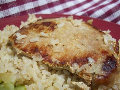 · the test kitchen loved this baked parmesan pork chop recipe. Its Too Easy Pork Chops And Rice Casserole Recipe - Food.com