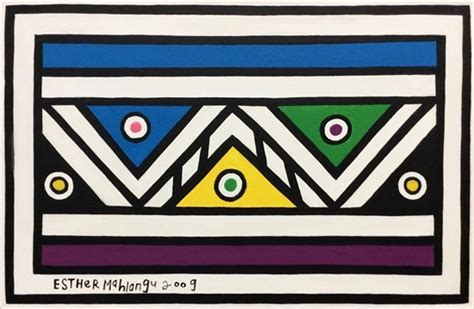 Untitled By Esther Mahlangu On Artnet Auctions Contemporary African