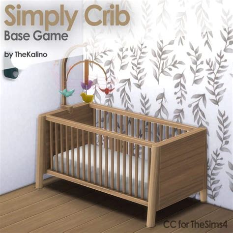 17 Cozy Little Sims 4 Cribs Cc For Infants We Want Mods