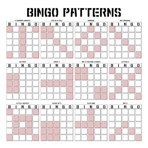 Breaking News Different Bingo Games Patterns Uptodate News Update Today