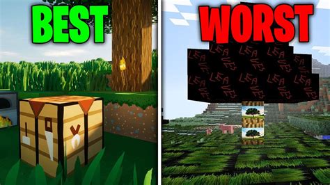The Best And Worst Minecraft Texture Packs July 2021 Update Youtube
