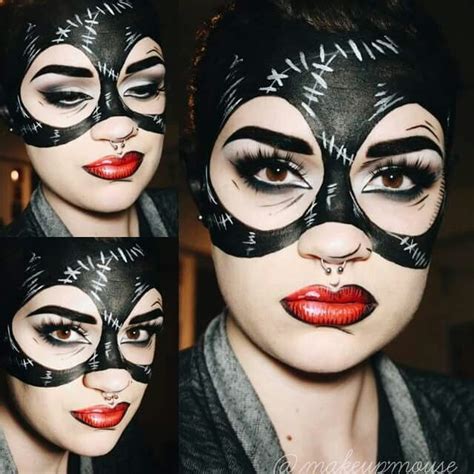 Catwoman Make Up Costume Catwoman Catwoman Makeup Catwoman Drawing Catwoman Comic Holloween