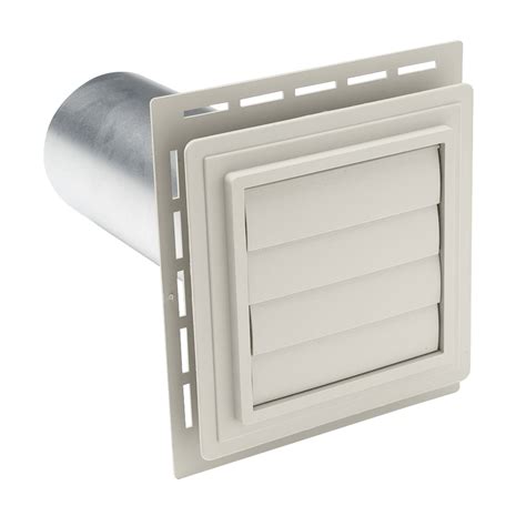 Georgia Pacific 4 In Dia Plastic Louvered Dryer Vent Hood At