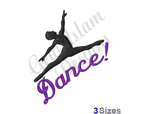 Dance Machine Embroidery Design Embroidery Designs Machine Etsy Pes
