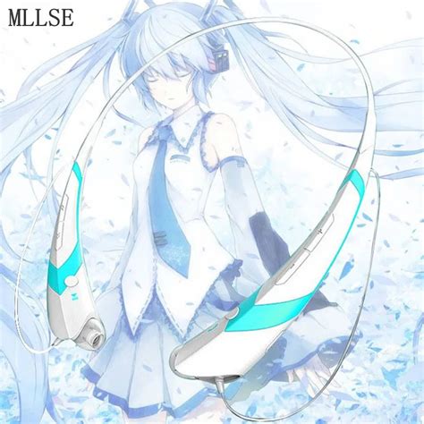 Buy Mllse Anime Hatsune Miku Snow Neckband Bluetooth