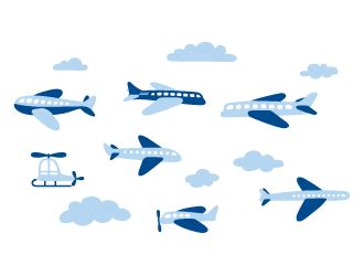 Airplane Wall Decals, Airplane Wall Murals, Airplane Wall Decals for Kids Room | Airplane wall ...