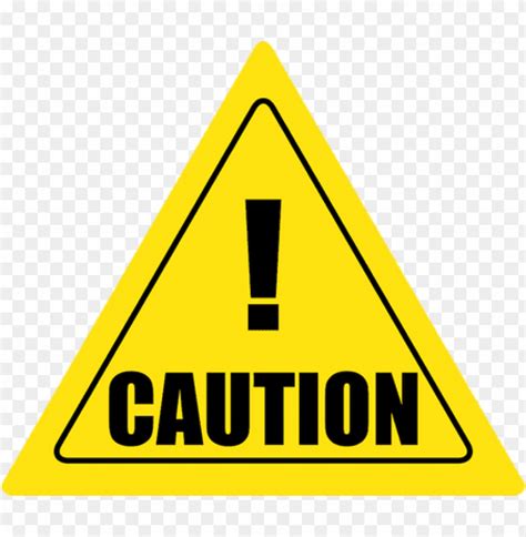 Triangular Caution Sign Png Image With Transparent Background Toppng