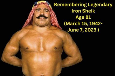 Wwe Legend The Iron Sheik Passes Away At 81 Remembering Iron Sheik