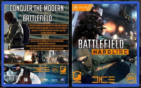 Battlefield Hardline Playstation 4 Box Art Cover By Alternationhd