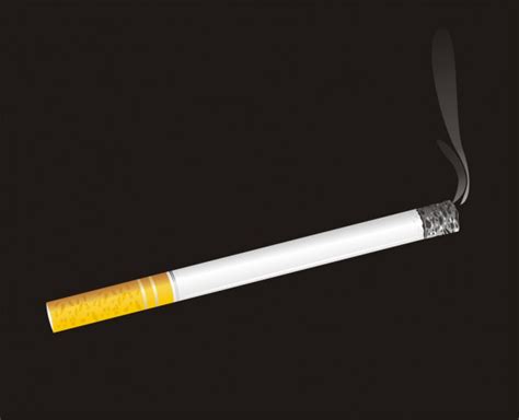 Burning Cigarette Stock Vectors Royalty Free Burning Cigarette