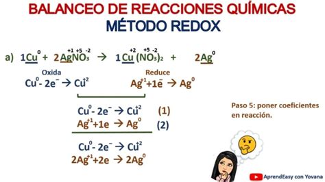 Balanceo Metodo Redox 1era Parte FÁcil Youtube
