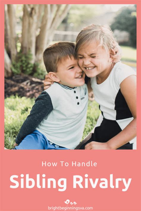 How To Handle Sibling Rivalry Bright Beginnings Preschool