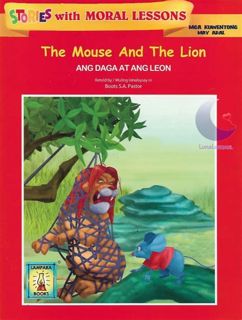 The Mouse And The Lion Ang Daga At Ang Leon Lampara Books English Filipino Bilingual