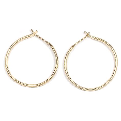 Gold Filled Hoop Earrings Atelier Yuwa Ciao Jp