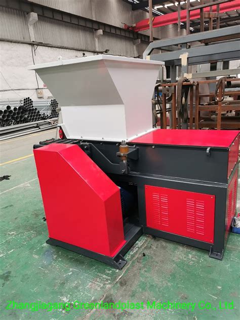 Greenlandplast Plastic Recycling Single Shaft Shredder Machine For