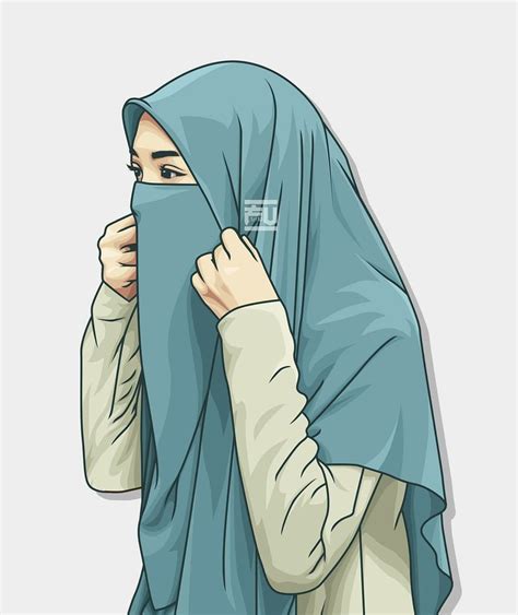 Gambar Kartun Muslimah Cute Wallpaper Wallpaper Anime Hijab Keren 1001 Gambar Kartun Muslimah
