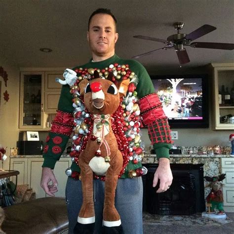 20 Hilarious Ugly Christmas Sweaters Ugly Christmas Outfit Ugly Christmas Sweater Outfit