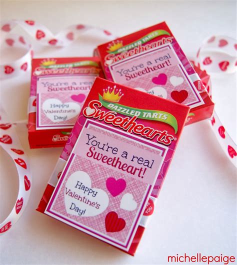 Michelle Paige Blogs Sweetheart Valentine Printable