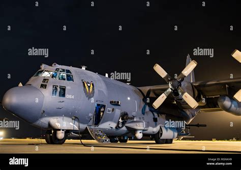 A Us Air Force Ac 130u Spooky Gunship From The 4th Special Operations