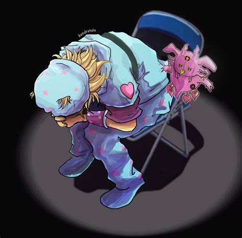 Johnny Joestar In A Chair Shinji In A Chair Know Your Meme