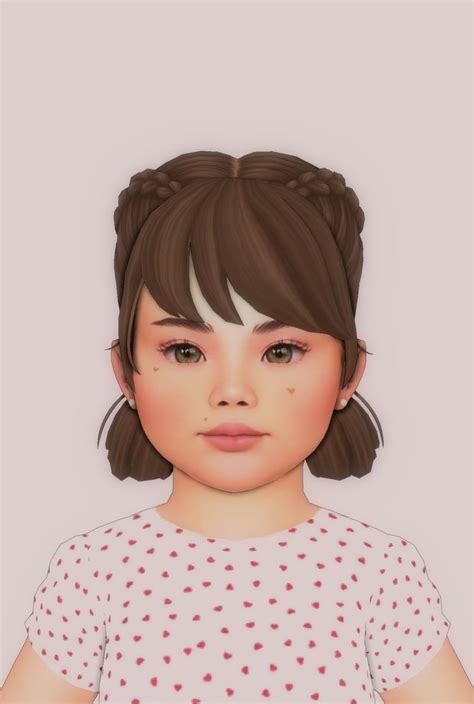 Lizzsimzz Patreon Toddler Hair Sims 4 Sims 4 Children Toddler Cc