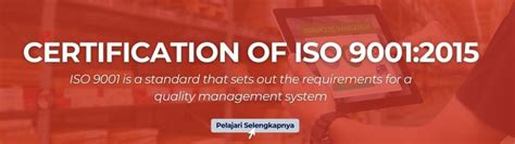 Certification Of Iso 90012015 Isocenter Indonesia
