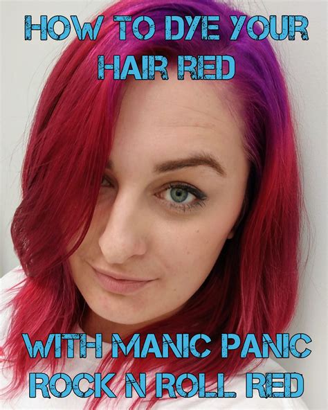 How To Dye Your Hair Red A Review Of Manic Panic Rock N Roll Red