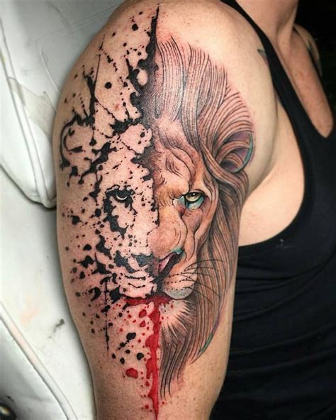 Created by rafinha art was last modified: Pin by BEST TATTOOS on Animal Tattoo | Watercolor lion ...