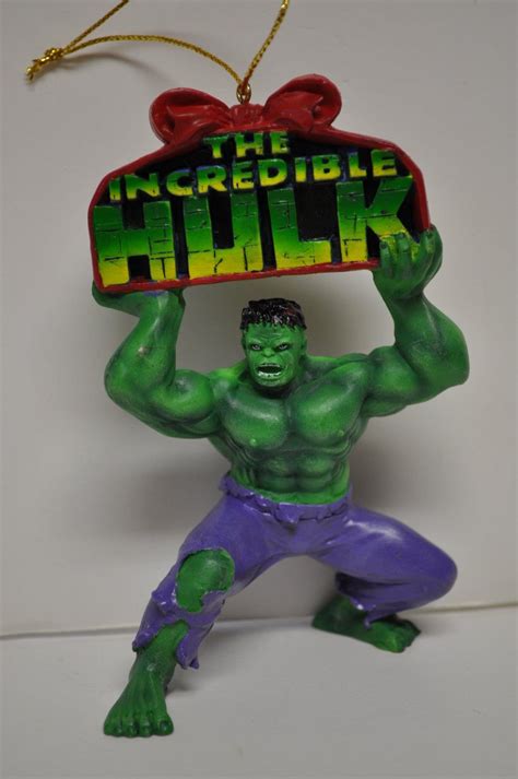 Incredible Hulk Christmas Ornament Superhero Collection