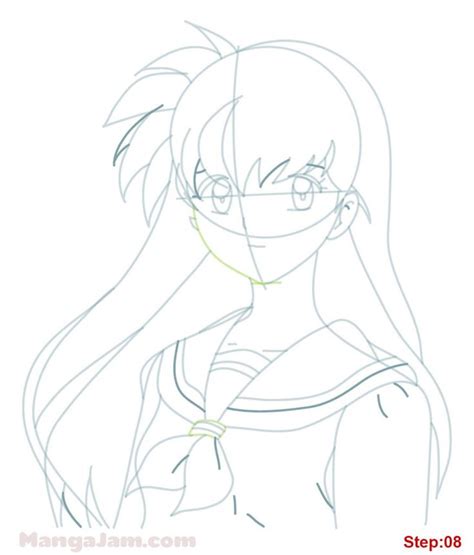 How To Draw Kagome From Inuyasha Drawings Inuyasha Draw