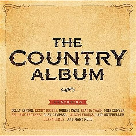 Country Album Various Cd