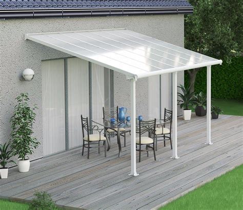 Palram Canopia Olympia White 14 X 9 Ft Patio Cover Patio Awning
