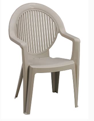 ( 4.3 ) out of 5 stars 26 ratings , based on 26 reviews current price $51.45 $ 51. High Back White Plastic Resin Patio Chair - Patio Ideas