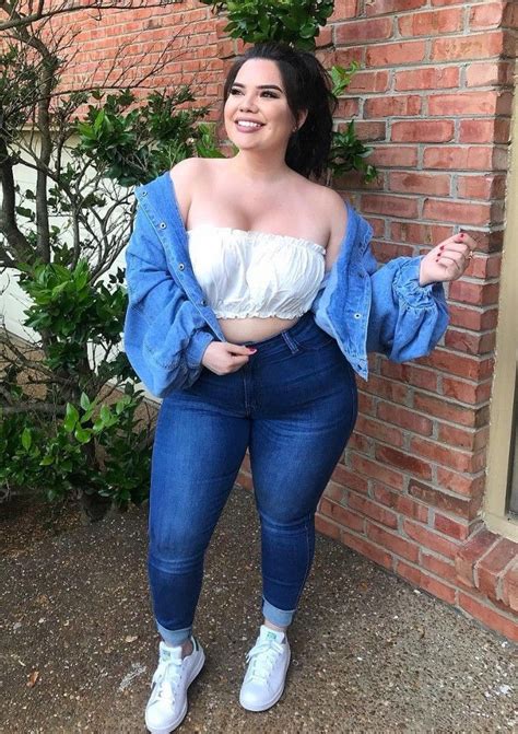 Trendy Outfits Jeans Thick Girls Outfits Curvy Girl Outfits Curvy Women Fashion Cute Casual