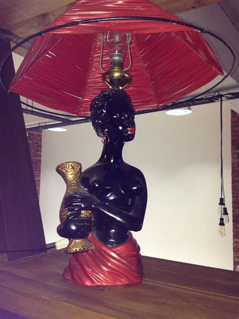 African Lady Lamp Lamp Novelty Lamp Table Lamp