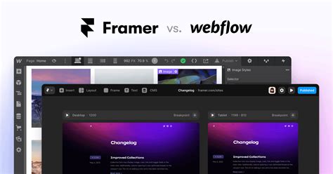 Framer Vs Webflow Learn About The Webflow Alternative