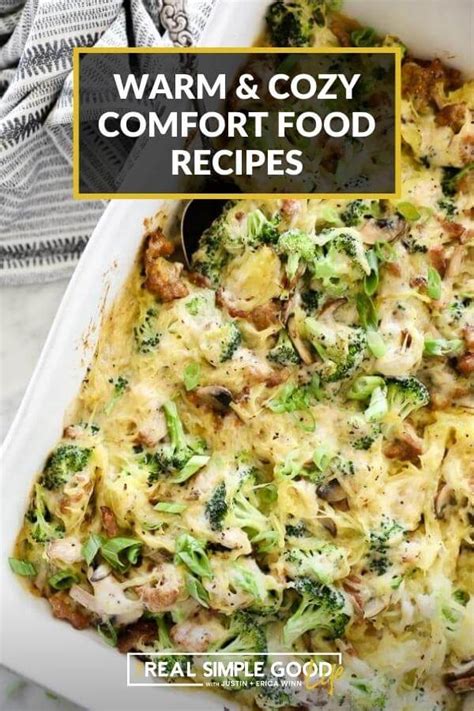 Warm And Cozy Comfort Food Recipes Real Simple Good