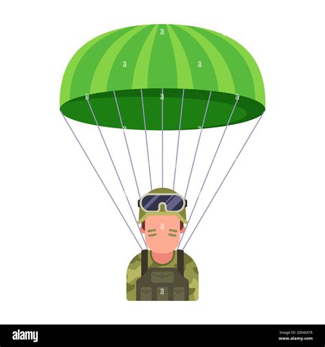 Army Men On Parachute Cut Out Stock Images And Pictures Alamy