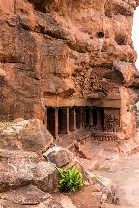 Badami Cave Temples Of The Chalukya Age Stock Image Image Of Temples