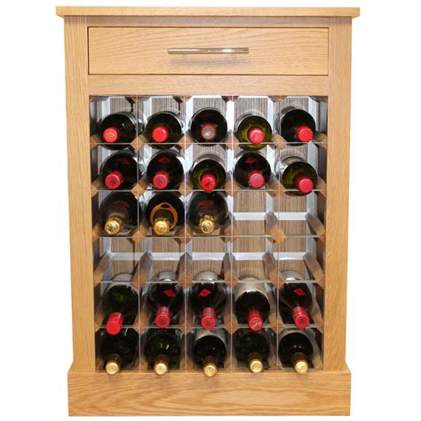 30 Bottle Contemporary Wooden Wine Cabinetrack Uk