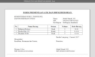 Aplikasi Excel Stock Persediaan Dan Permintaan Barang Gudang Excelmaniacs